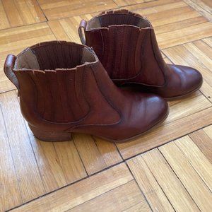 Brown Chelsea Booties | 8